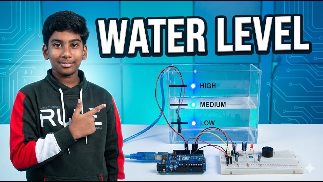 Simple Water Level Indicator with Arduino | School Project