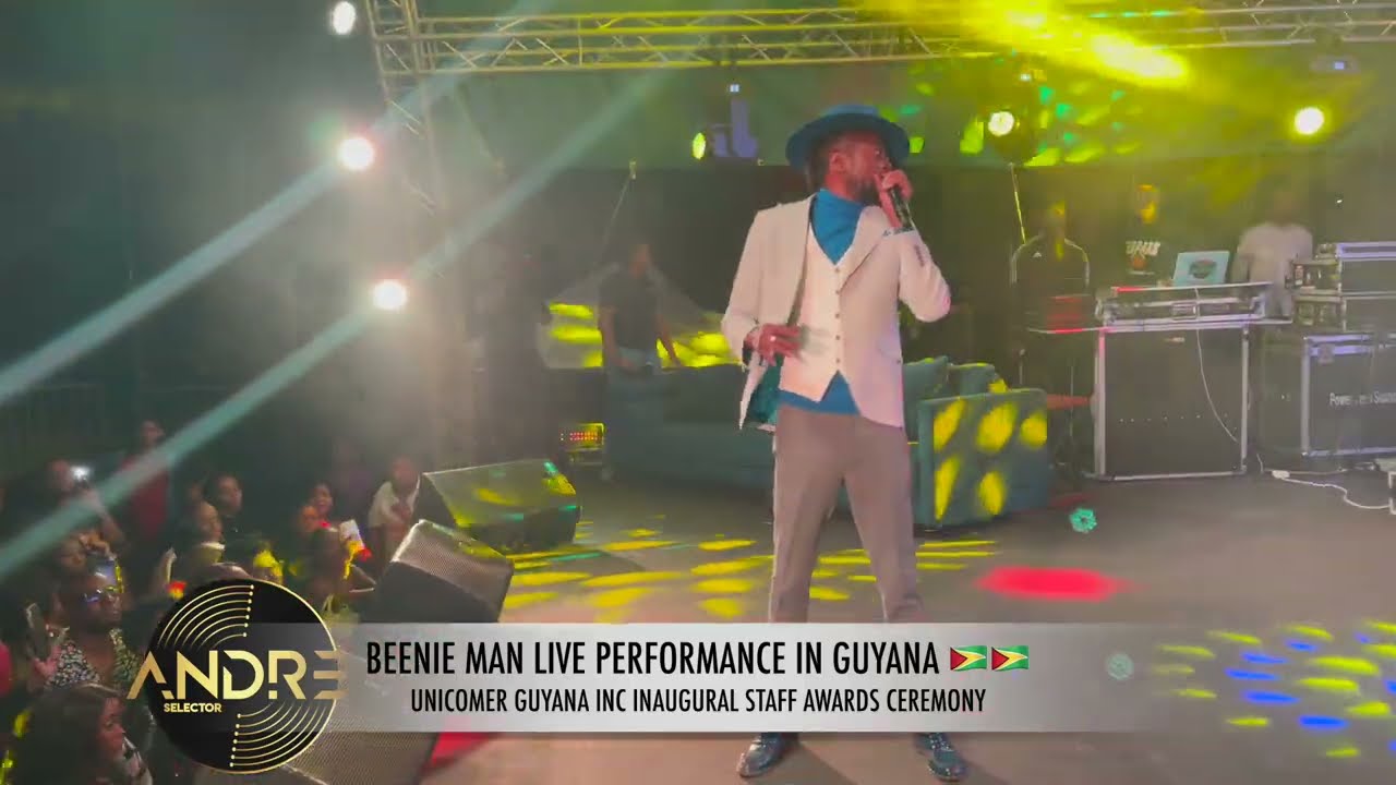 Beenie Man Live Performance in Guyana 🇬🇾🇬🇾| Unicomer Guyana Inc Staff Awards 2023