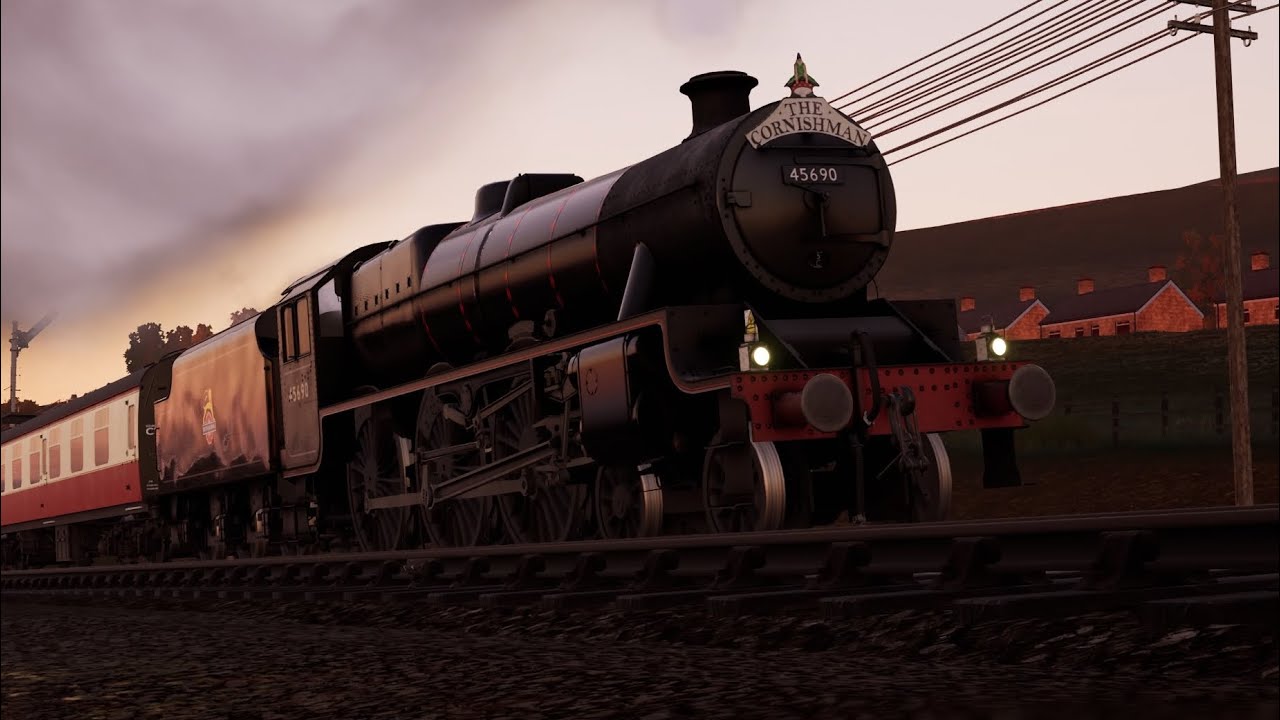 Trying to stop a LMS jubilee with a class 47 