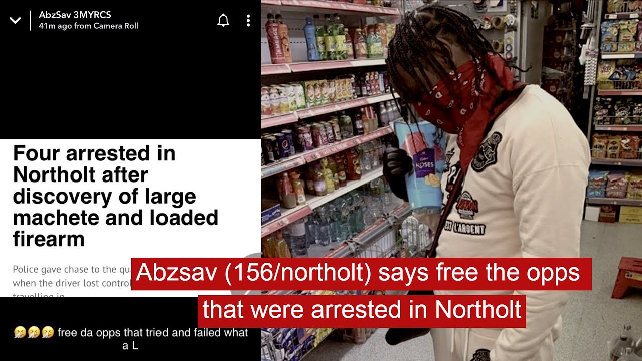 Abzsav 156 Northolt says free the opps that were arrested in Northolt