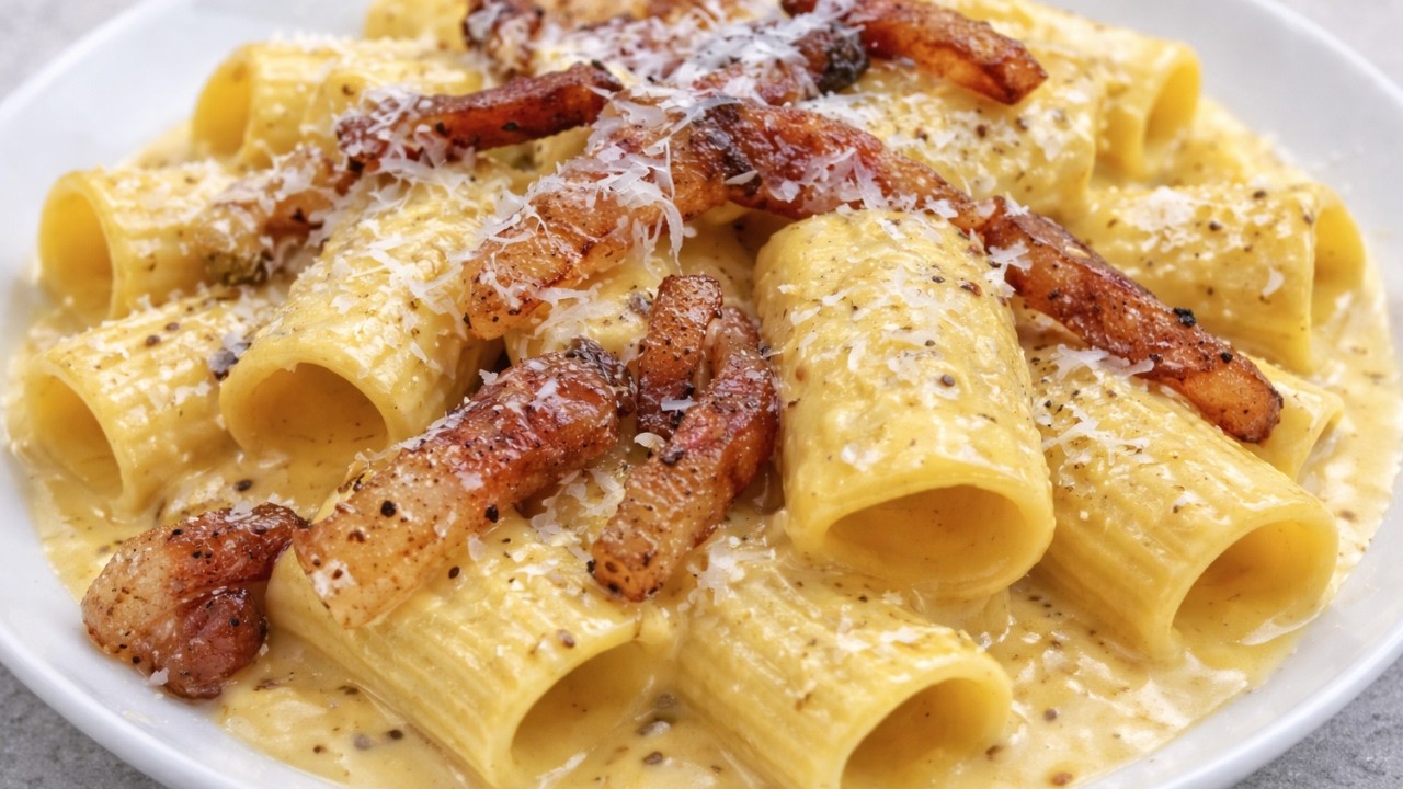 La CARBONARA Más FÁCIL y AUTÉNTICA SIN NATA (Resultado de Restaurante)