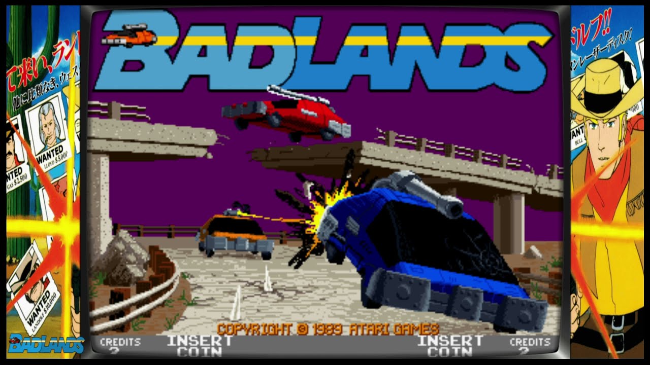 Bad Lands - Arcade Complete Playthrough #152【Longplays Land】