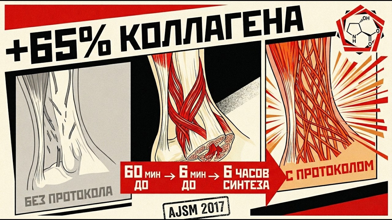 ЧИТКОД: КОЛЛАГЕН + ВИТАМИН C: ПРОТОКОЛ СУХОЖИЛИЙ (6-МИНУТНАЯ НАГРУЗКА)