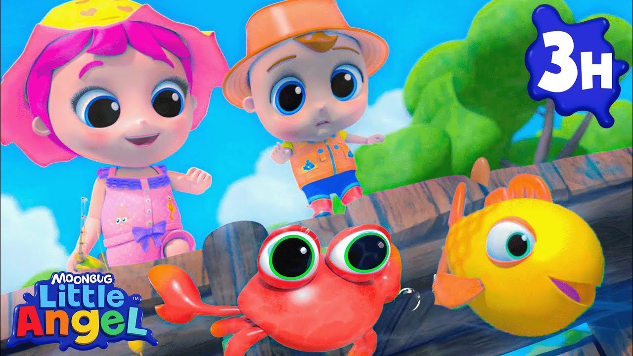 Counting Fun: Once I Caught a Fish Alive 1-5 🎶🐠 | Kids Cartoons and Nursery Rhymes