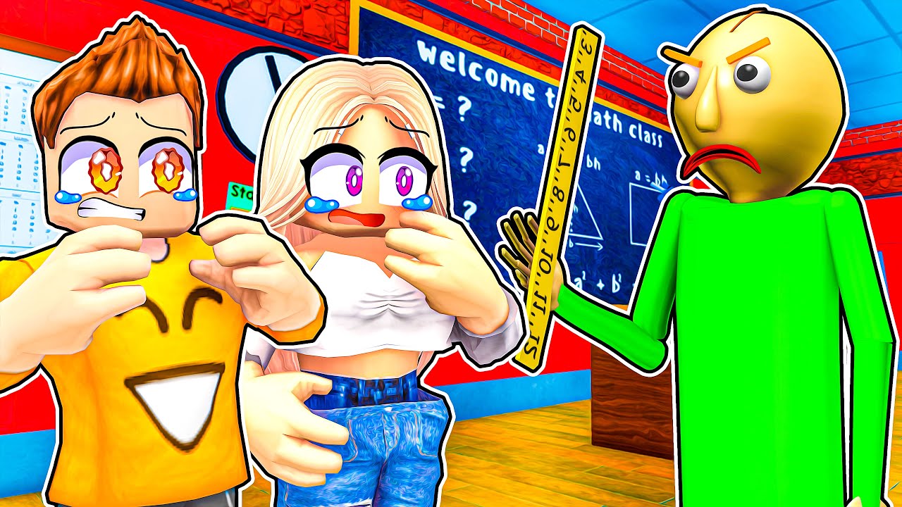 ZOSTALIŚMY UWIĘZIENI W SZKOLE BALDI w Roblox! (Baldi's Basics)