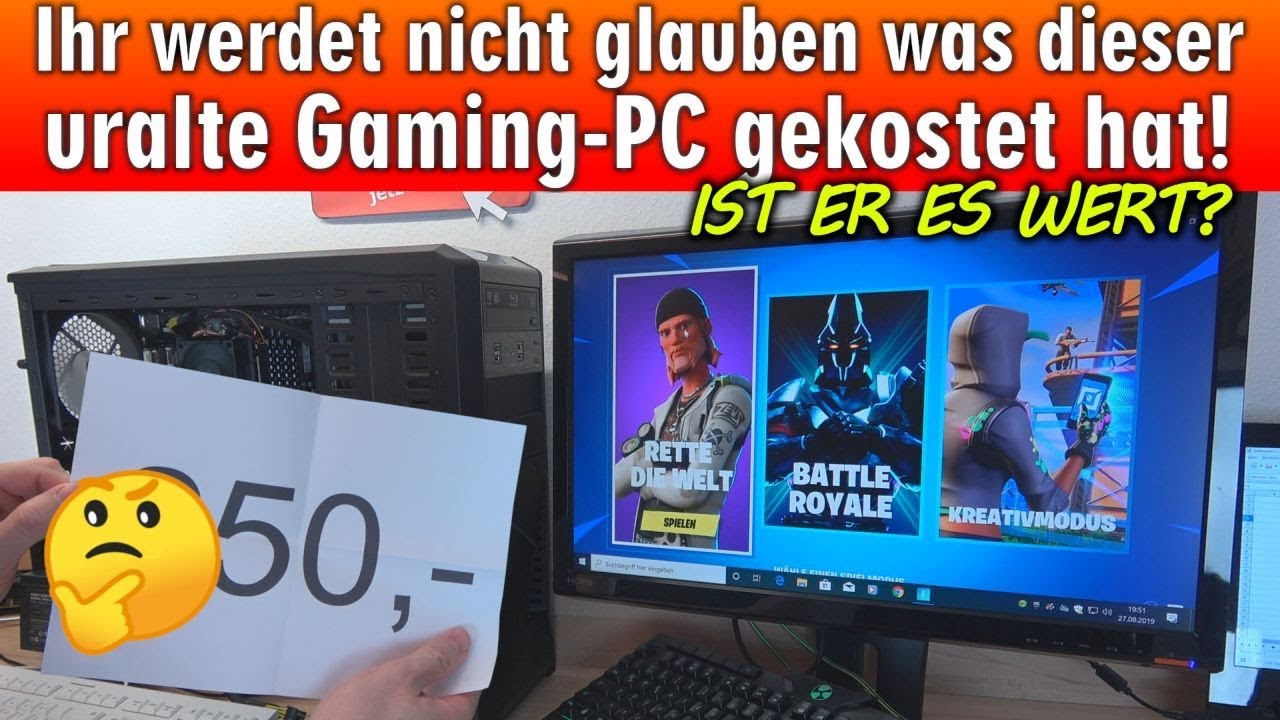 Ihr werdet nicht glauben was dieser uralte Gaming-PC gekostet hat 😣 Ist er es wert ❓