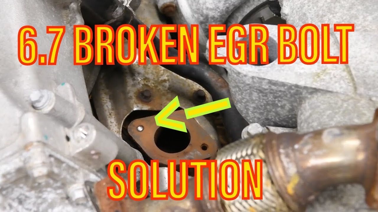 6.7 Powerstroke сломанный болт EGR РЕШЕНИЕ!