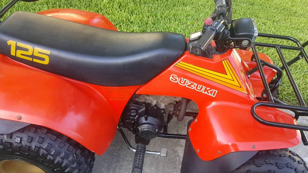 1984 Suzuki LT125 quadrunner Atv barn find.