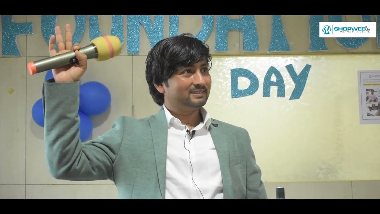 Shopweb Founder & CEO Chandan Singh inspiring Speech | Foundation Day 2023