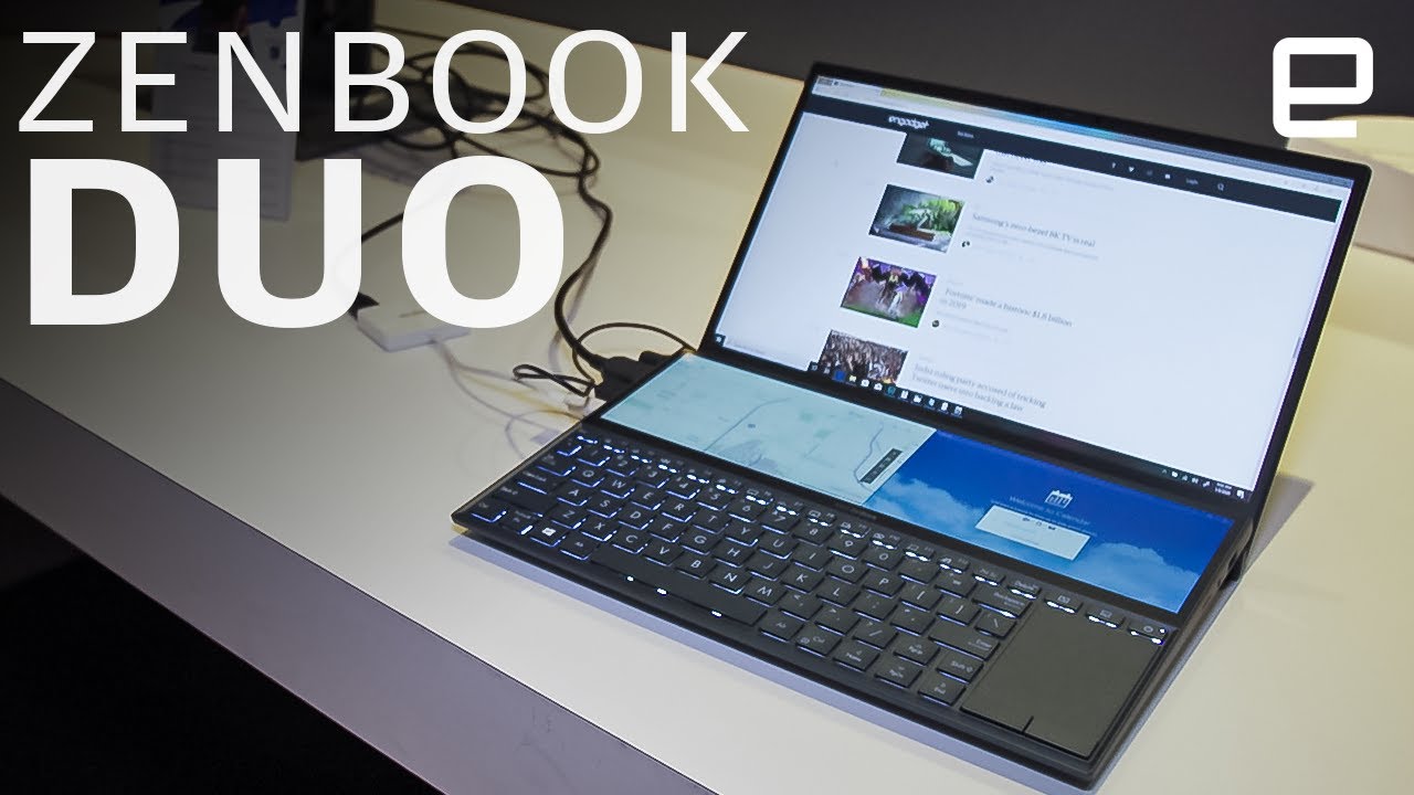 Asus Zenbook Duo hands-on at CES 2020