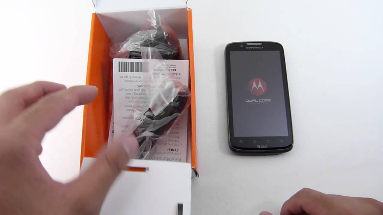 Motorola ATRIX 2 unboxing