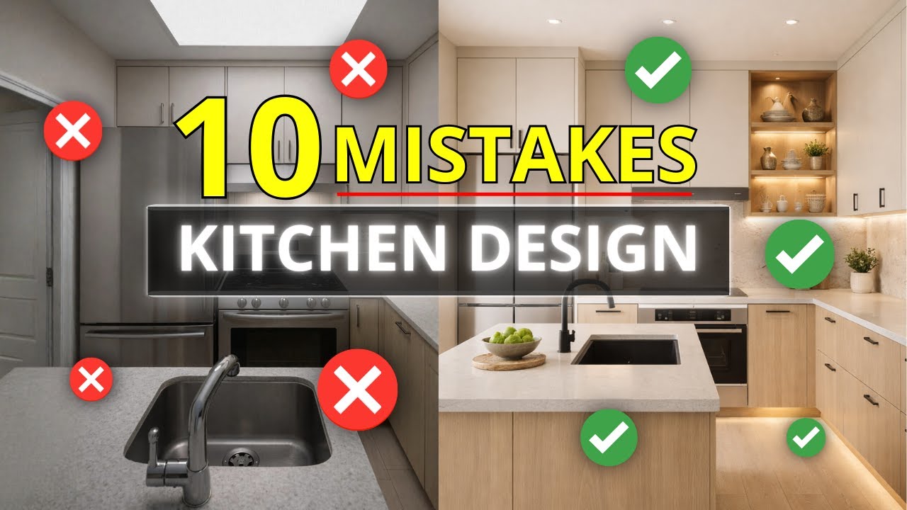 10 Kitchen Design Mistakes That Will COST You Later