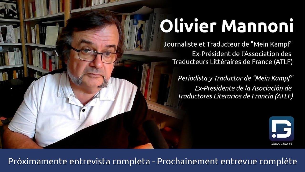 Pr&oacute;ximamente, O.Mannoni (ex-Presidente de los Traductores Literarios de Francia): 