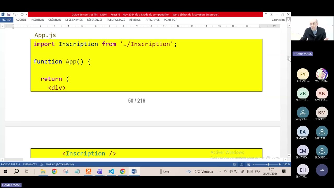 React js - Part014 - Redux - CRUD Gestion Fruits - Correction Contrôle 2 FS201