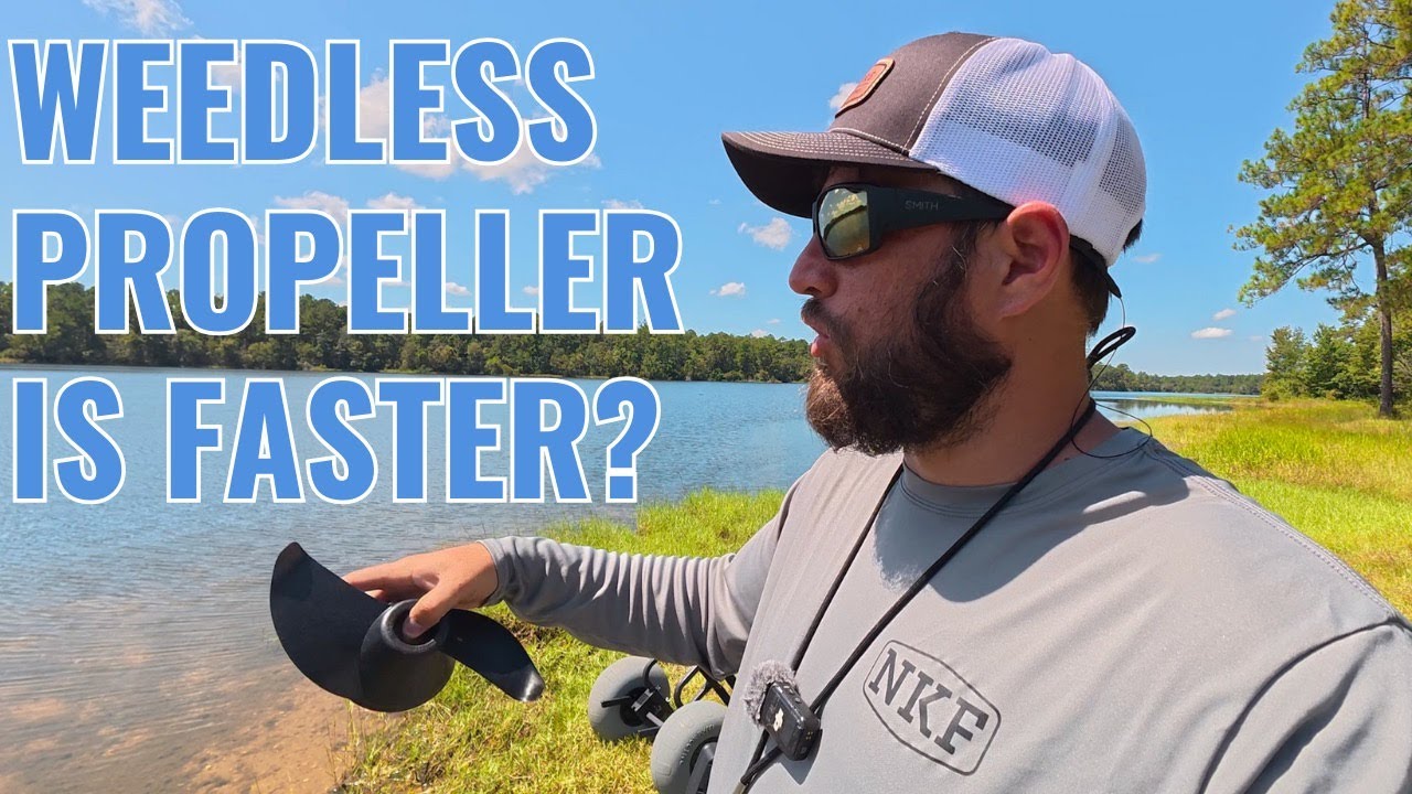 Garmin Force Current Propeller Comparison - Weedless Propeller is Faster?