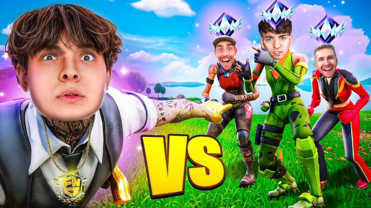 3 UNREAL CREATOR  vs 1 FNCS PRO SPIELER in FORTNITE?! 😱🤯