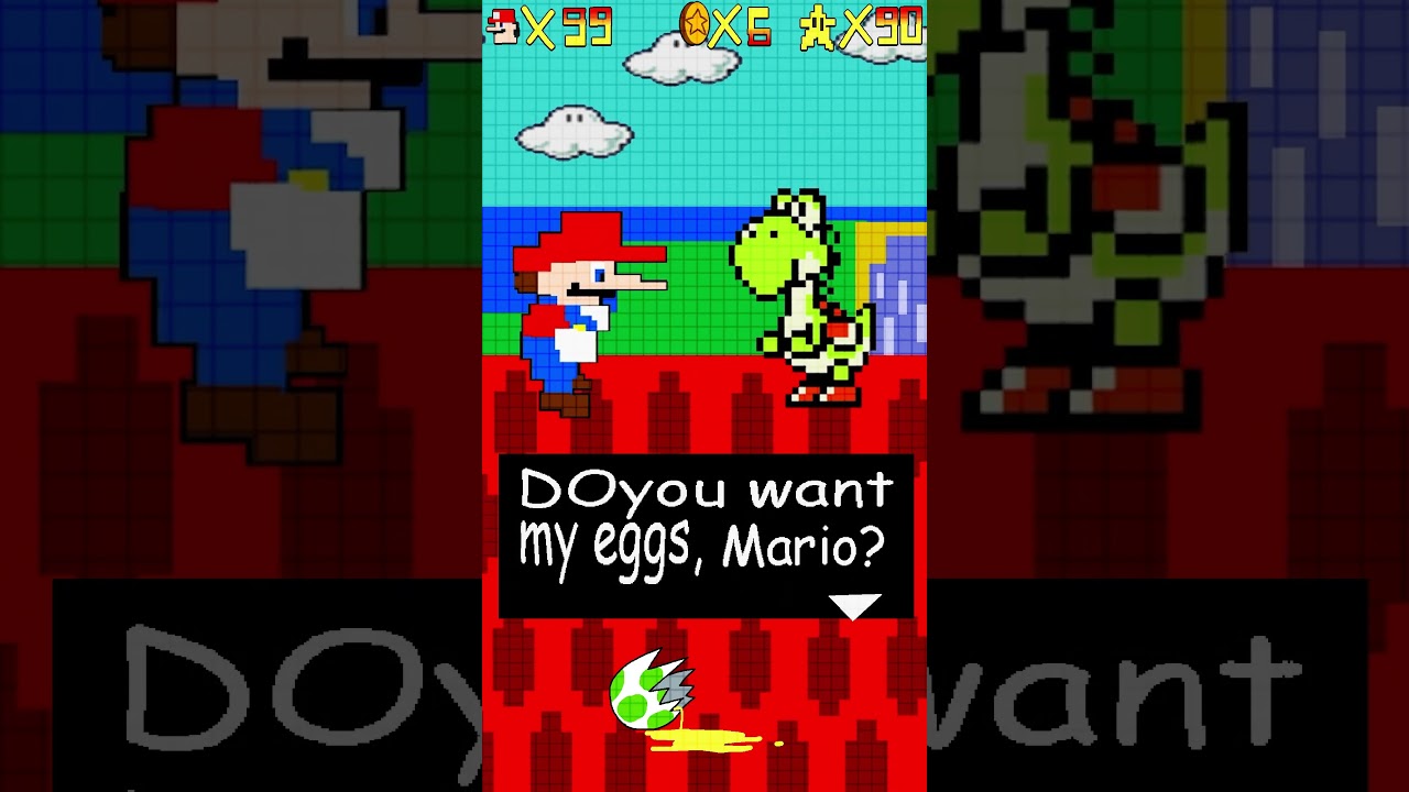Что, если бы Mario 64 был на NES? #ретро #шорты