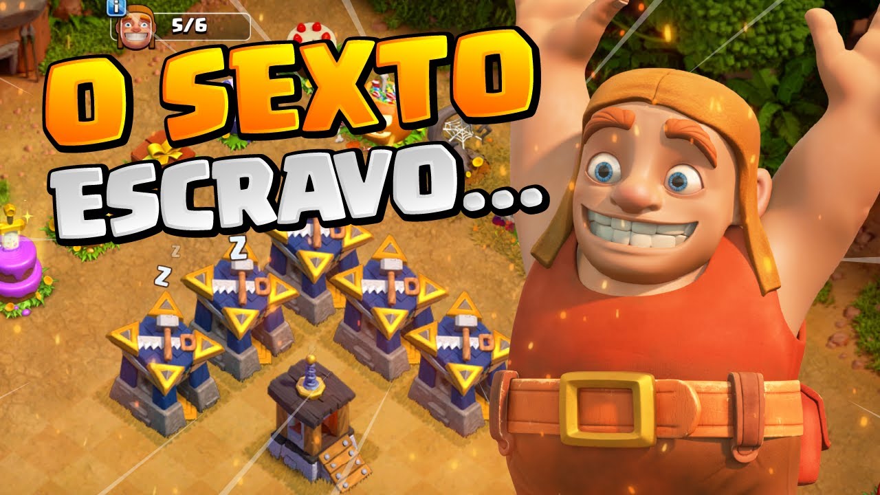 Como Liberar o 6º Construtor no Clash Of Clans?