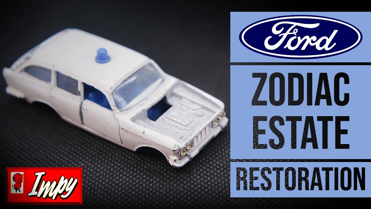Реставрация полицейского автомобиля Ford Zodiac Mark III Estate от LONE STAR IMPY
