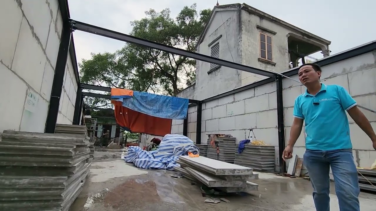 Nhà lắp ghép 2 tầng siêu rẻ bằng tấm bê tông siêu nhẹ tại phú xuyên , hà nội-0982512958