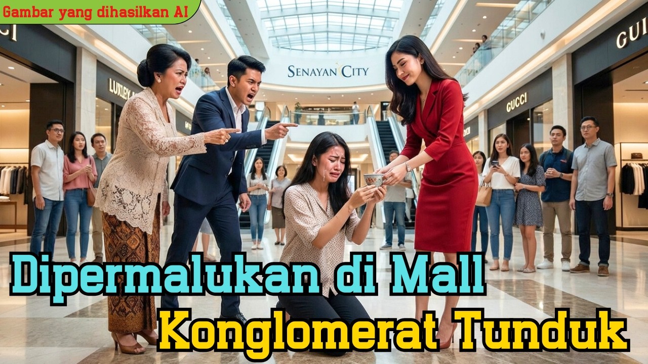 Suami paksa istri sujud di mall Senayan demi pelakor… bos konglomerat hormati dia!