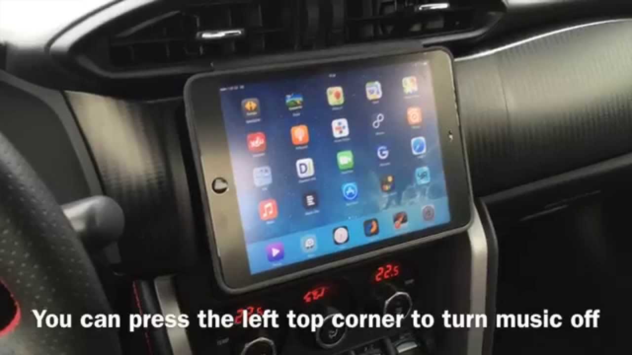 Как интегрировать Apple iPad mini в приборную панель автомобиля — Toyota GT 86 / Subaru BRZ и Sci...