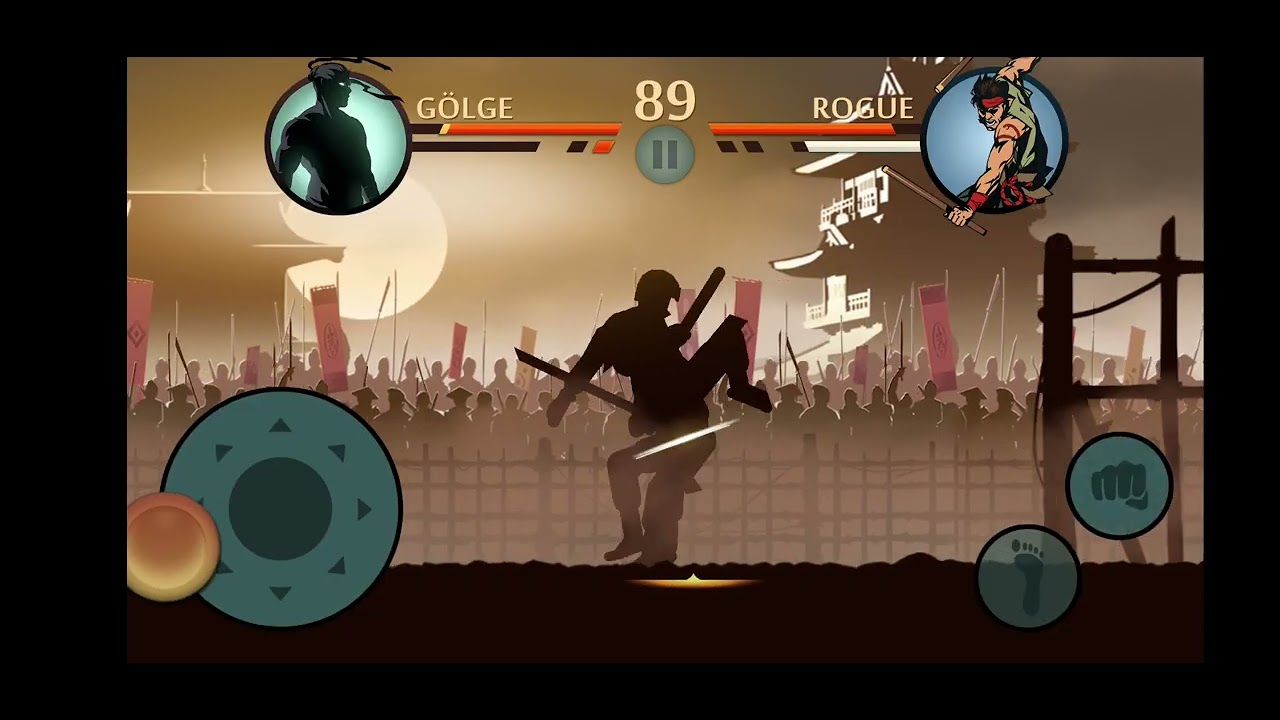 Shodow fight  seviye artmaya çalışıyorum