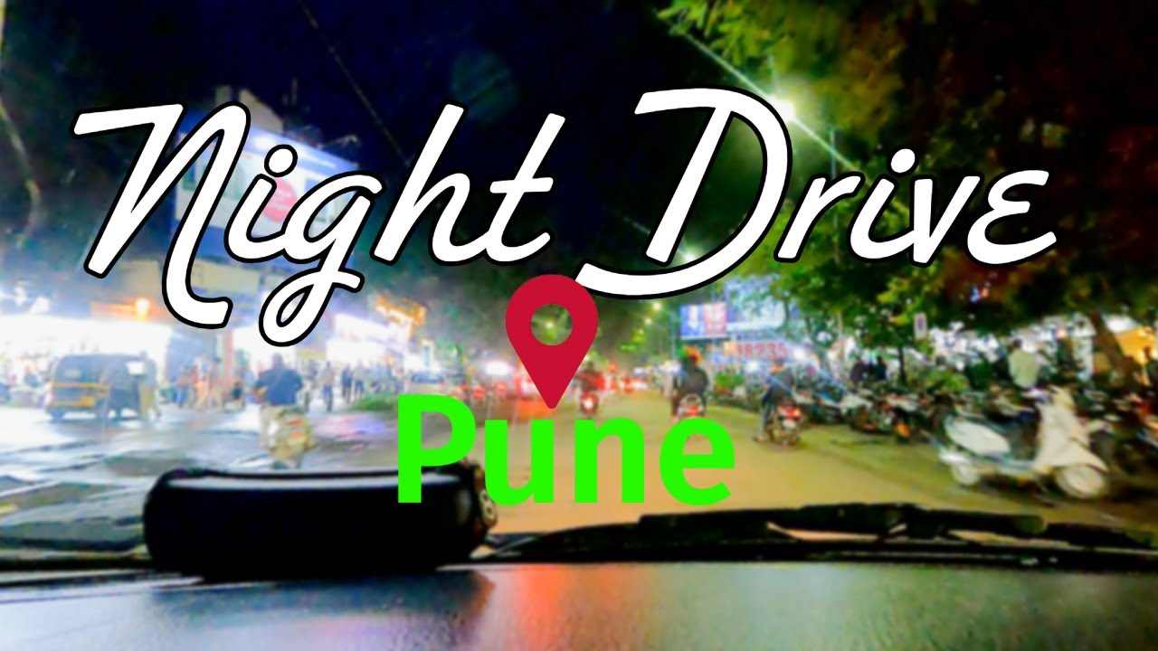 Pune City - Night drive 2025 #drive #nightlife #jus4funindia