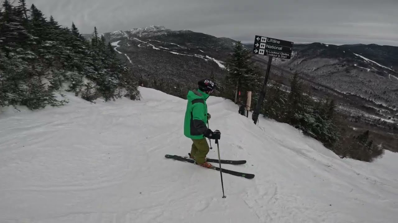 Skiing Stowe's Liftline Double Black // December 2025