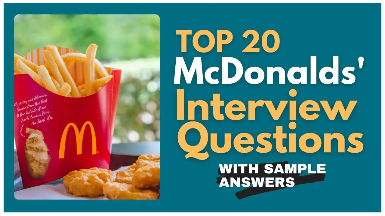 McDonalds' Interview Questions and Answers for 2026