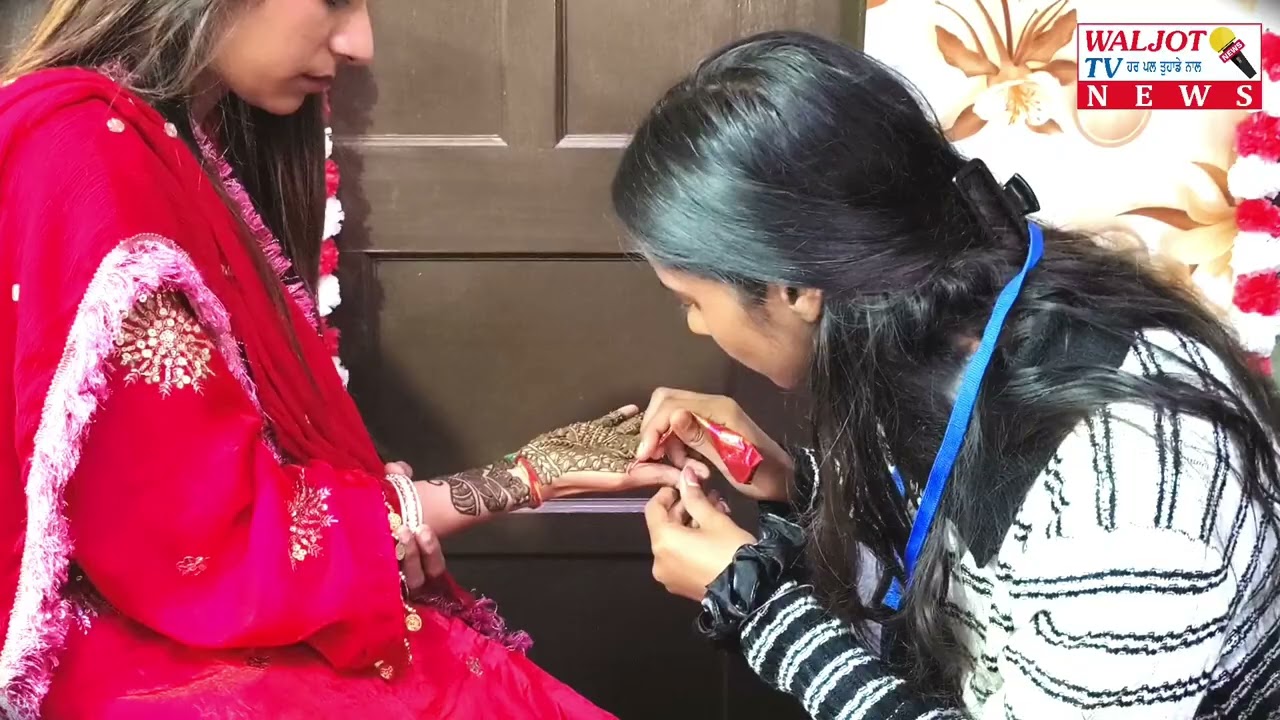 आशीर्वाद इंटरनेशनल इंस्टीट्यूट में मेहंदी प्रतियोगिता का आयोजन,#motivation #dabwali #news #shorts 
