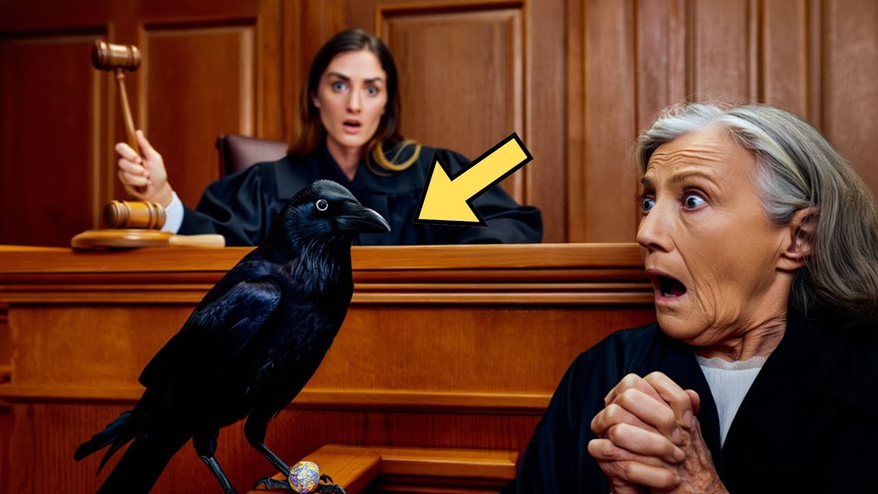 The raven that acted as a defense lawyer for a sweet lady...