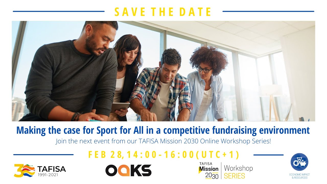 Making the case for Sport for All in a competitive fundraising environment