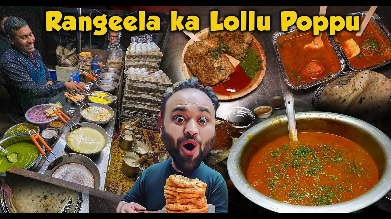 World Famous Lolo Popo Omelette And Egg Curry | Rangeela Egg Corner | Ghaziabad