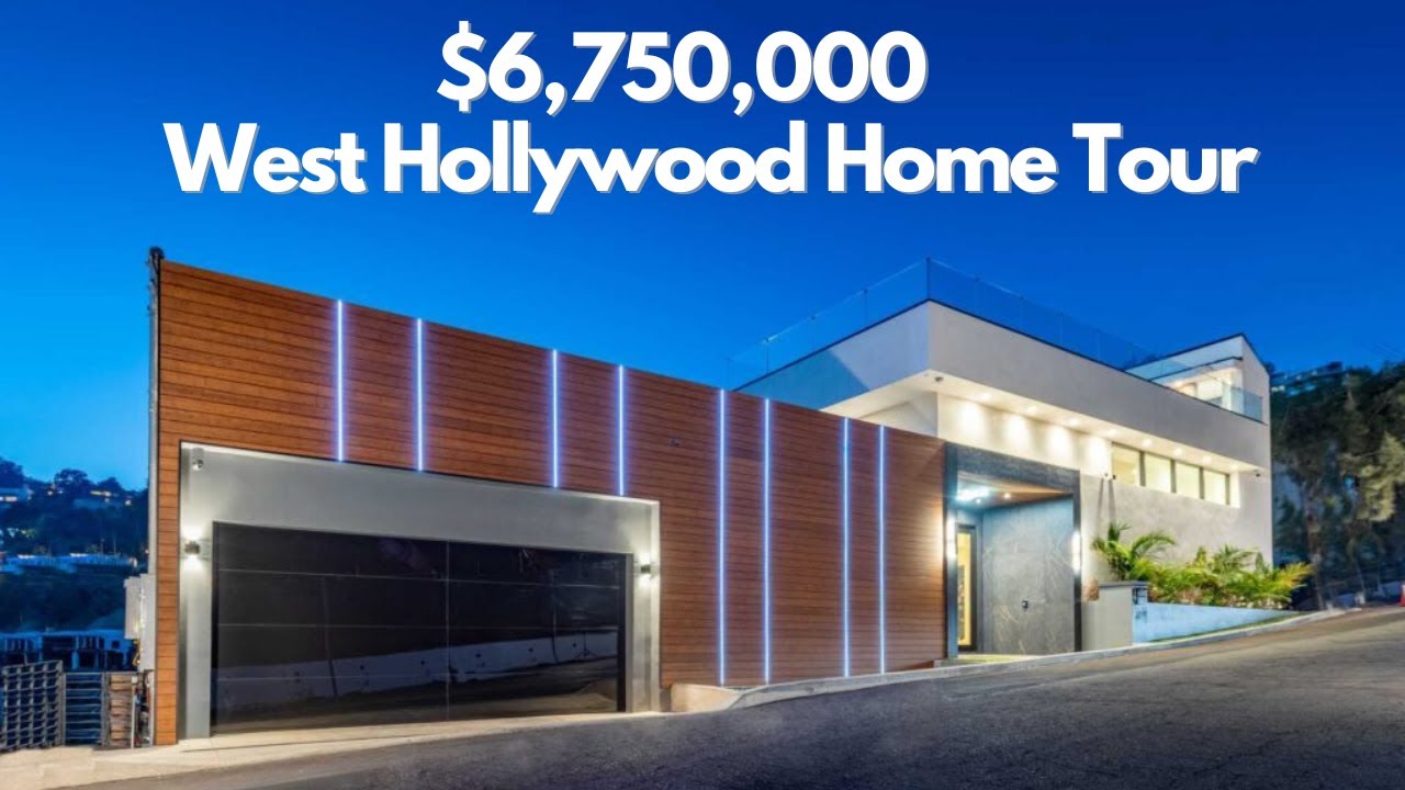 Inside an Unreal $6.75M West Hollywood Luxury Home | Los Angeles Home Tour
