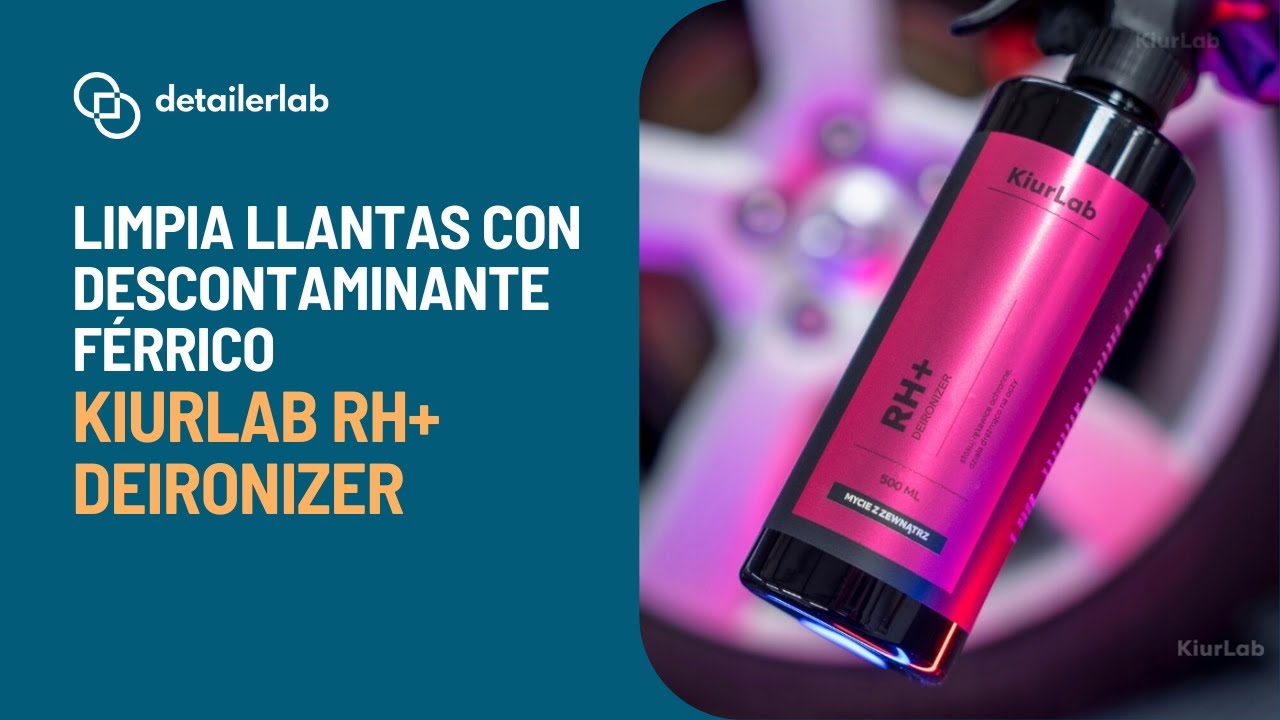Limpia Llantas Descontaminante Férrico KiurLab RH+ Deironizer