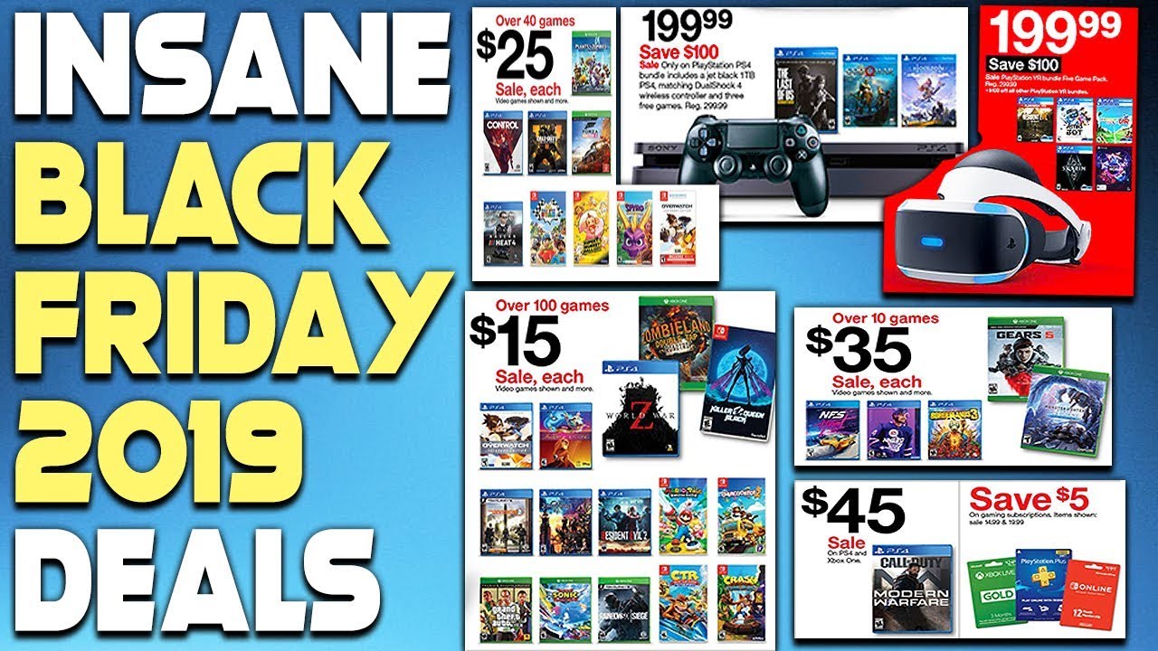 INSANE PS4 BLACK FRIDAY 2019 DEALS REVEALED - SUPER CHEAP PS4 GAMES, PSVR + MORE!