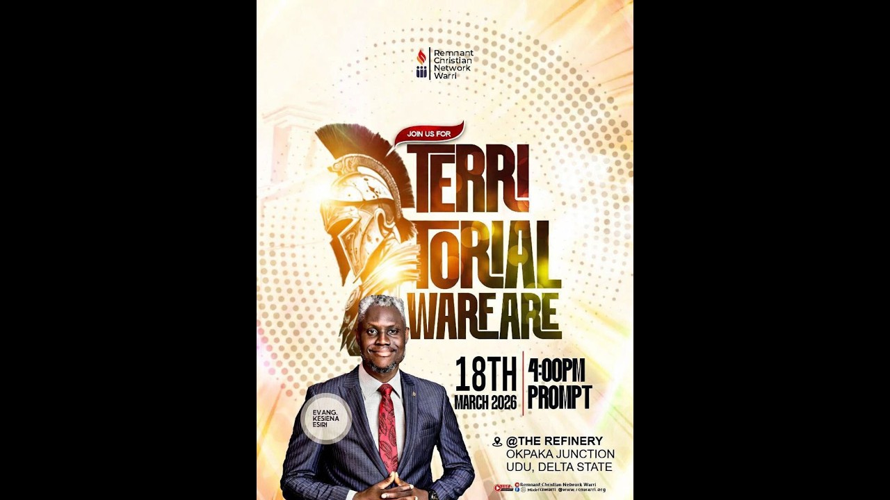 WEDNESDAY PRAYERS || TERRITORIAL WARFARE || EVANG. KESIENA ESIRI