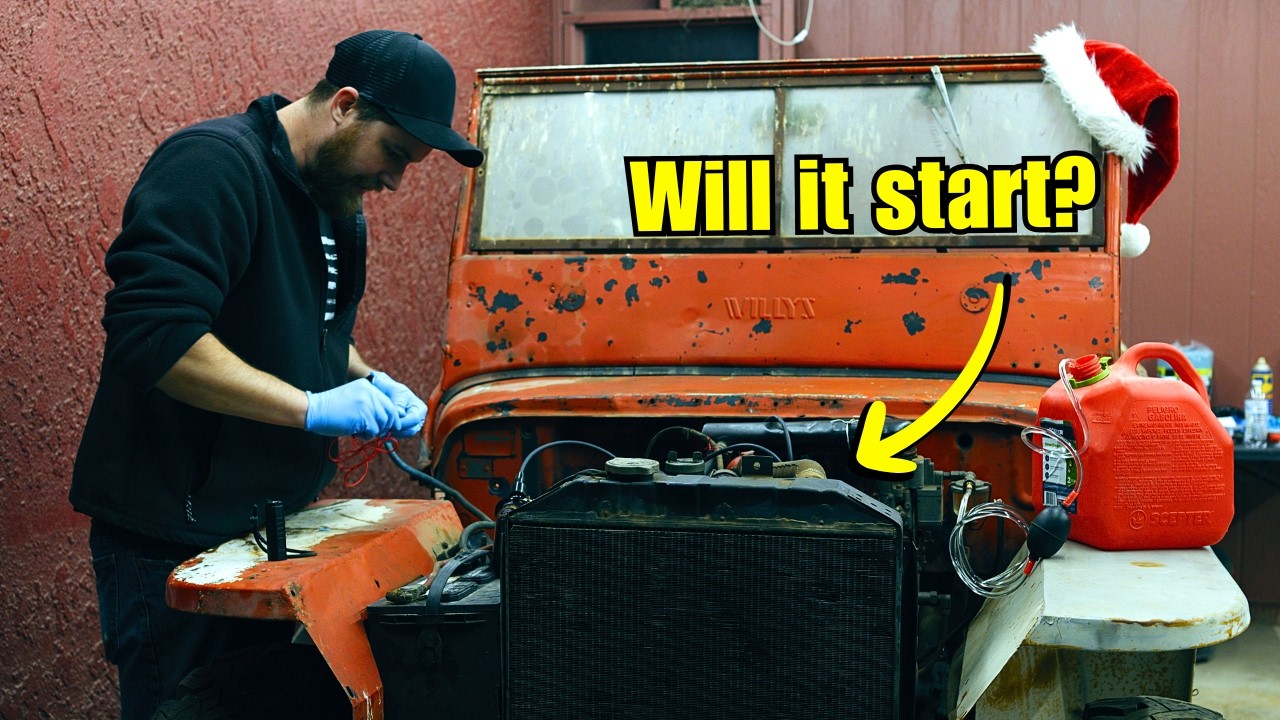 Hasn't ran in 30 YEARS... 1947 Willys CJ-2A Restoration