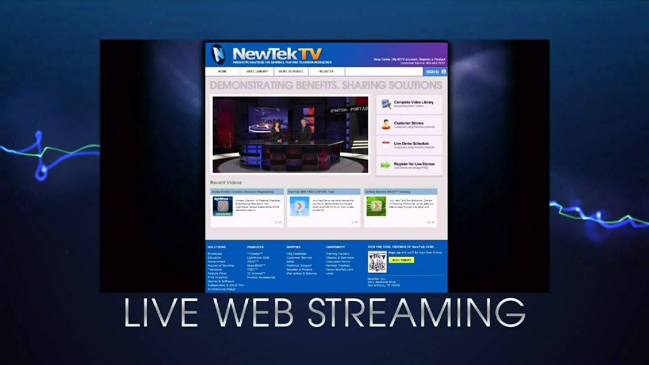 NewTek TriCaster 30 Second Commercial