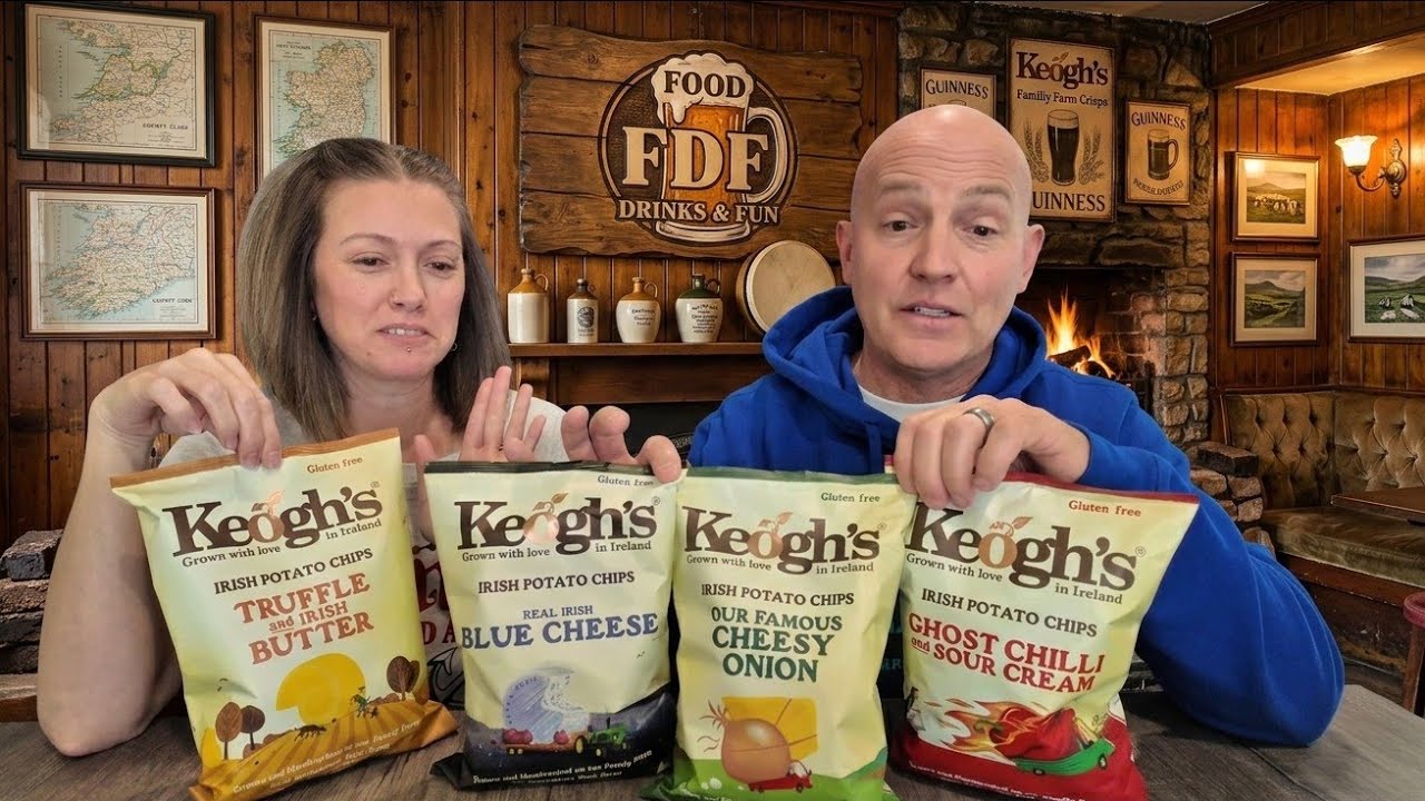 Are Irish Chips Better? Keogh's Potato Crisps Taste Test!