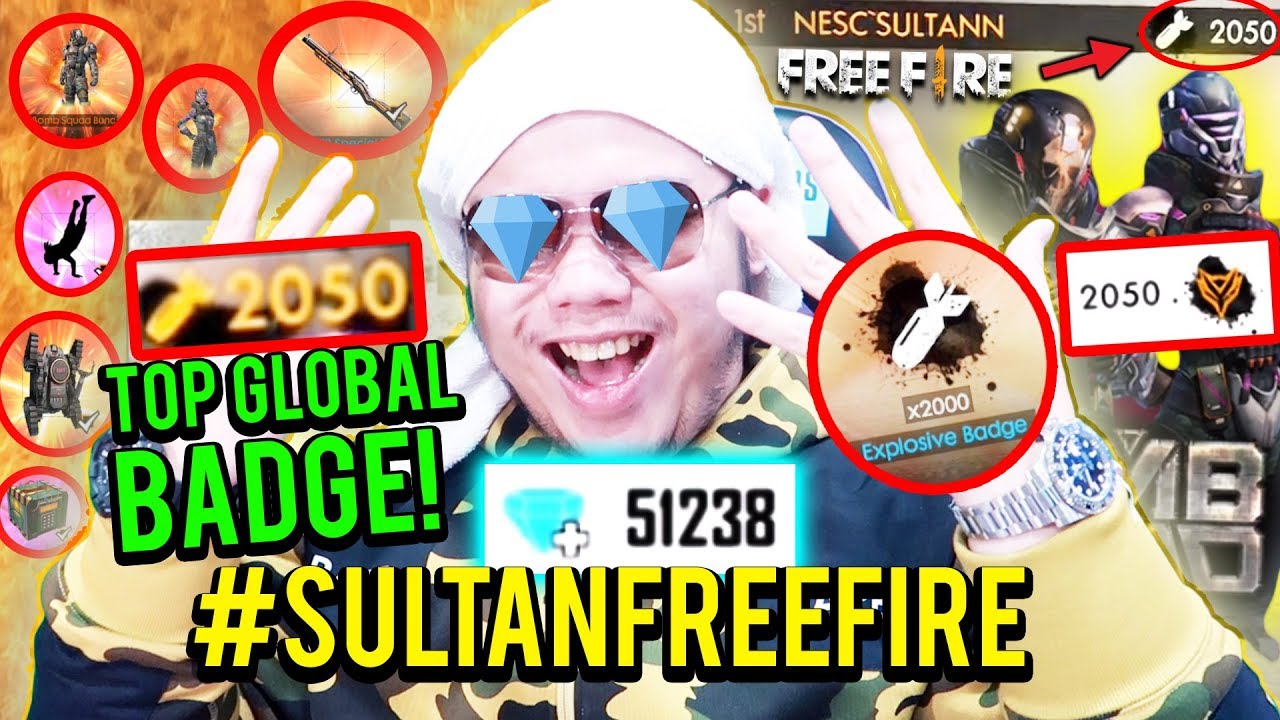 SULTAN ABISIN 50.000 DIAMOND BUAT 2000 BADGE ELITE PASS SEASON 9!!? - Free Fire Indonesia #33