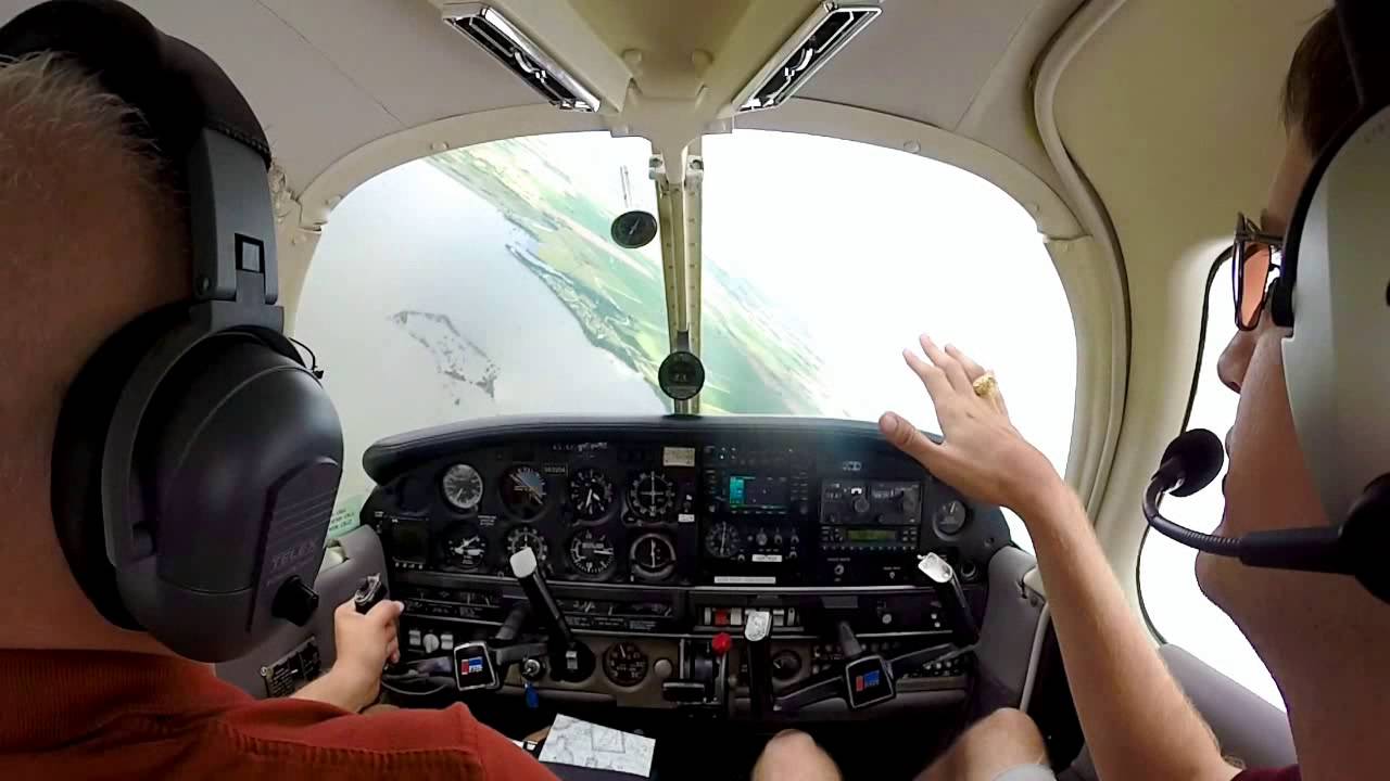 Piper Archer Emergency Descent Training with Cockpit Audio