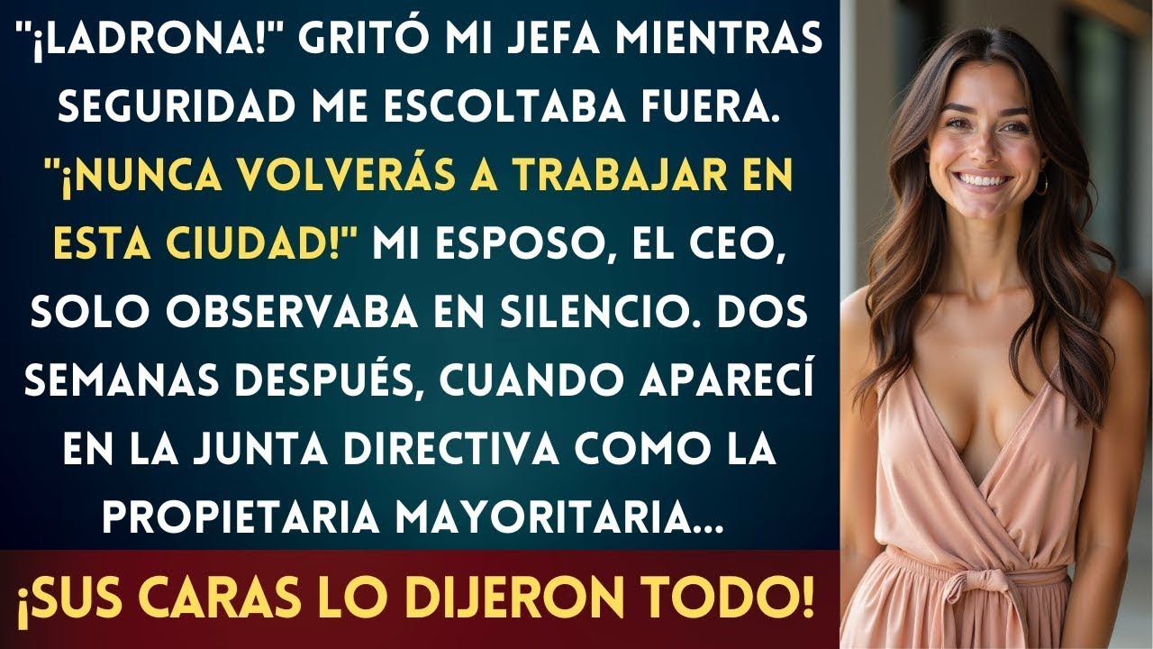 Me Despidieron Por  Robar    ¡Pero No Sabían Que Era La Dueña Secreta De La Empresa!