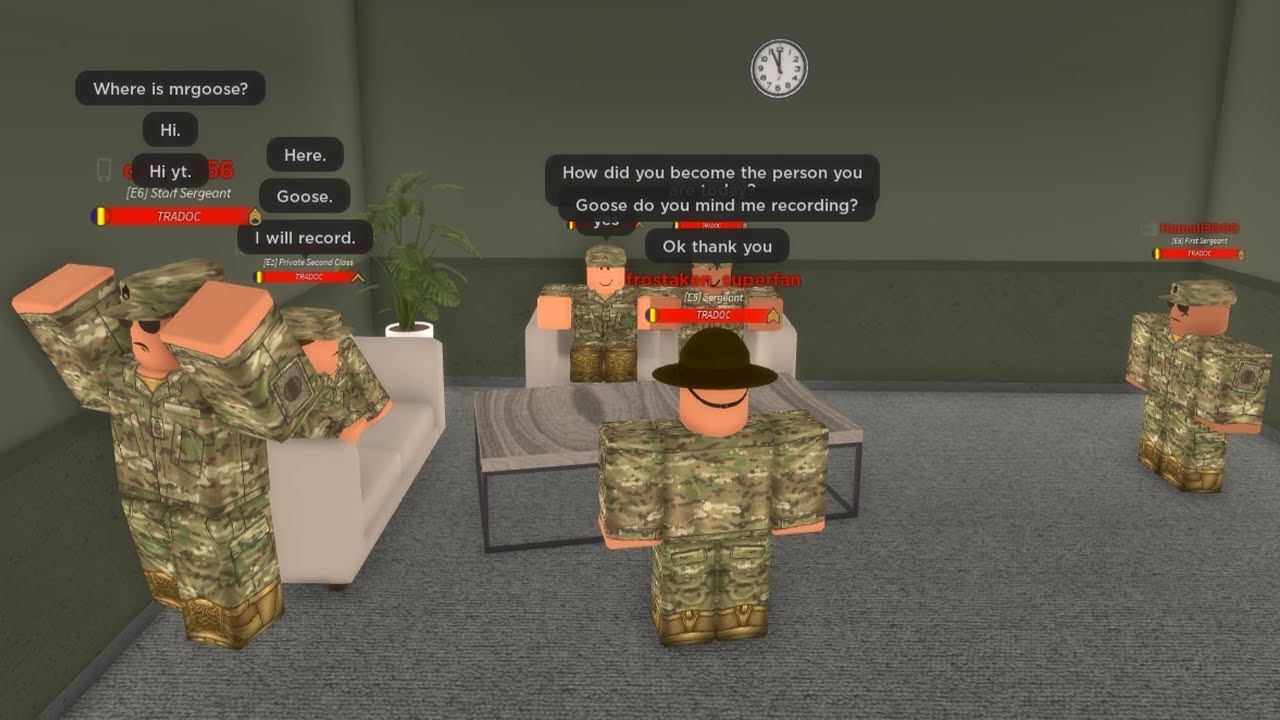 JOINING TRADOC AGAIN + WELCOME BY FANS - ROBLOX Fort Martin