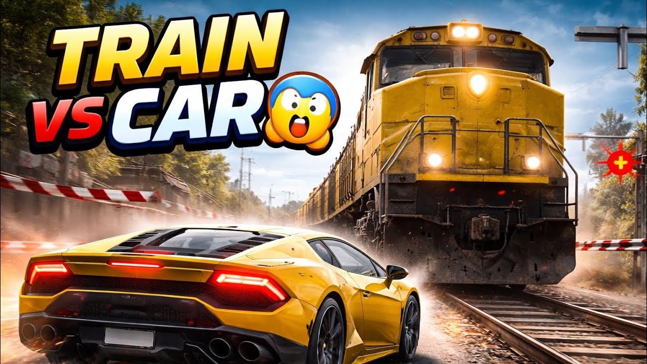 CAR PARKING MULTIPLAYER 1 TRAIN VS CAR