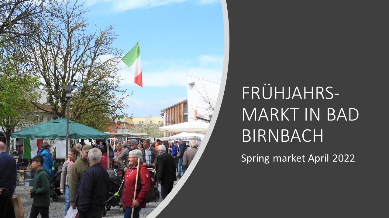 Impressionen vom #Frühjahrsmarkt in Bad #Birnbach '22