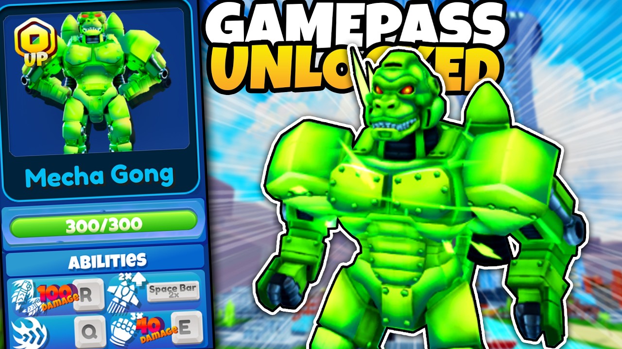 We UNLOCK The MECHA GONG Gamepass In Morph World Update!
