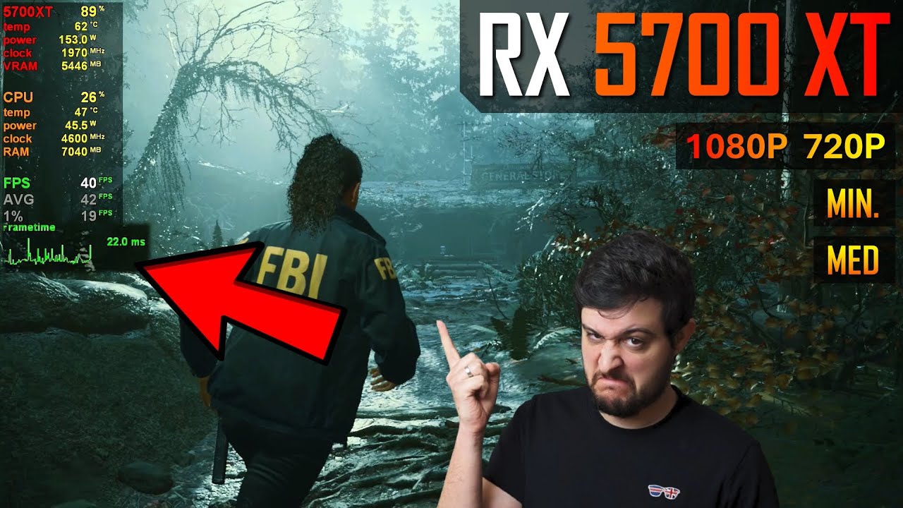 Alan Wake 2 на RX 5700 XT — Все еще есть проблемы...
