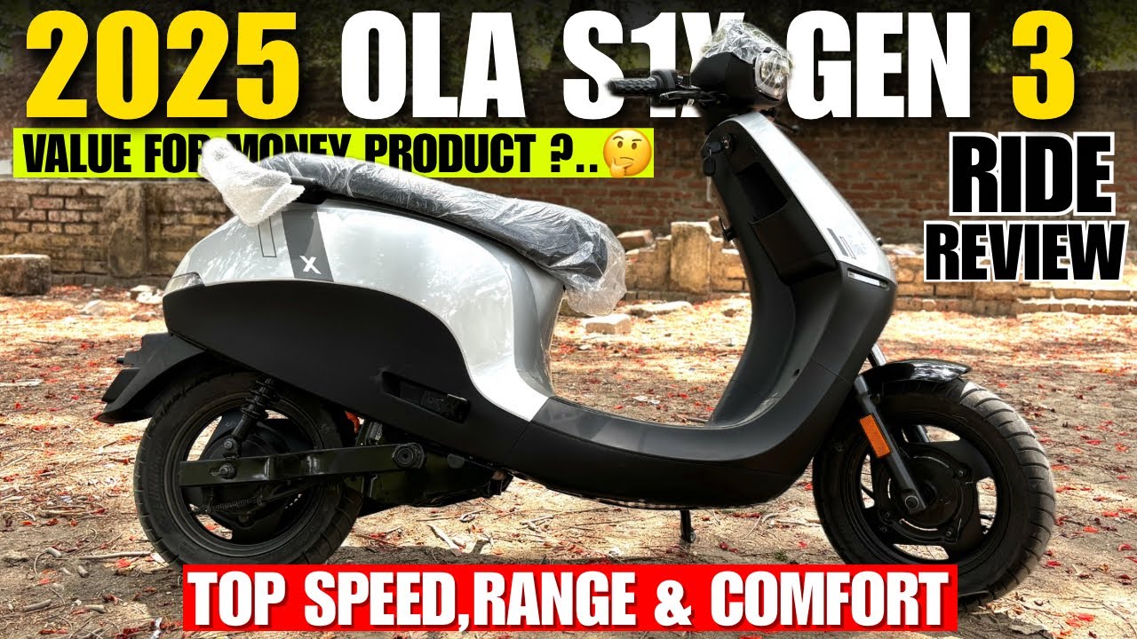 2025 OLA S1X Gen 3 3KWH Ride Review🥳| Range,Top Speed & Braking Test | ola s1x gen 3